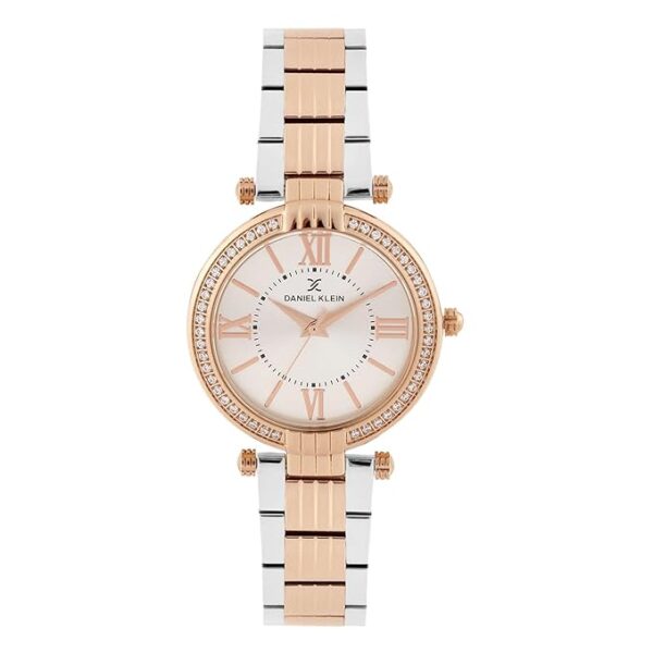 Daniel Klein Metal Analog Silver Dial Women’s Watch